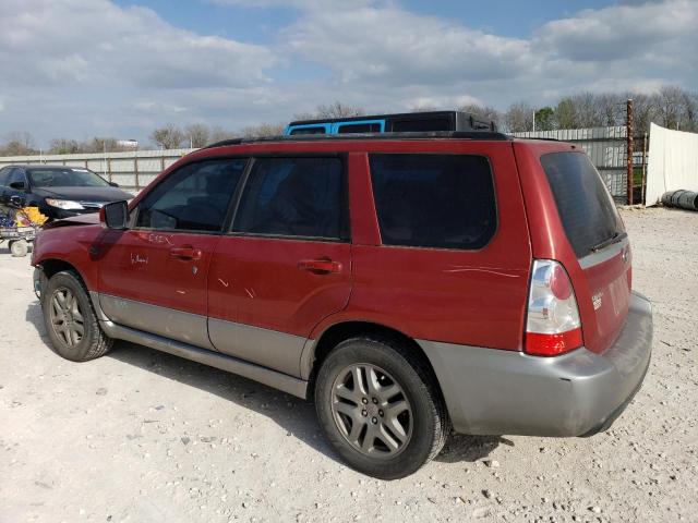 JF1SG67658H722259 - 2008 SUBARU FORESTER 2.5X LL BEAN RED photo 2