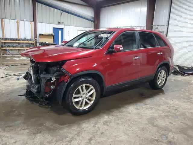 5XYKT3A64EG533801 - 2014 KIA SORENTO LX RED photo 1