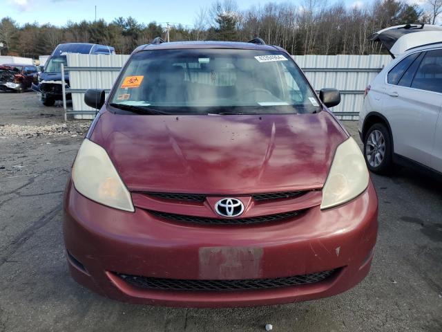 5TDZA23C46S525767 - 2006 TOYOTA SIENNA CE RED photo 5