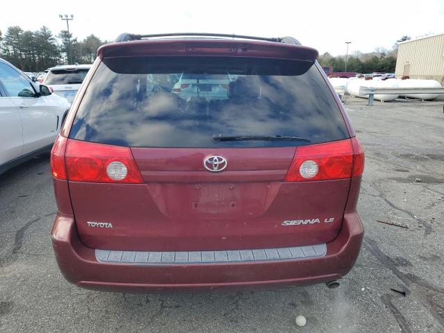 5TDZA23C46S525767 - 2006 TOYOTA SIENNA CE RED photo 6