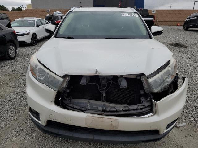 5TDKKRFH6GS164137 - 2016 TOYOTA HIGHLANDER XLE WHITE photo 5