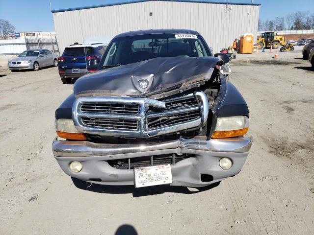 1D7HL48N43S151407 - 2003 DODGE DAKOTA QUAD SLT GRAY photo 5