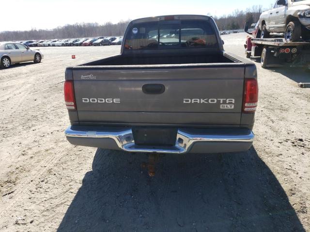 1D7HL48N43S151407 - 2003 DODGE DAKOTA QUAD SLT GRAY photo 6