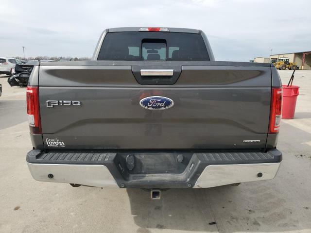 1FTEW1CF8FKD88747 - 2015 FORD F150 SUPERCREW GRAY photo 6