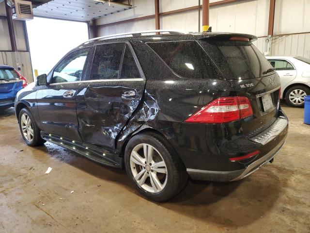 4JGDA5HB9DA251161 - 2013 MERCEDES-BENZ ML 350 4MATIC BLACK photo 2