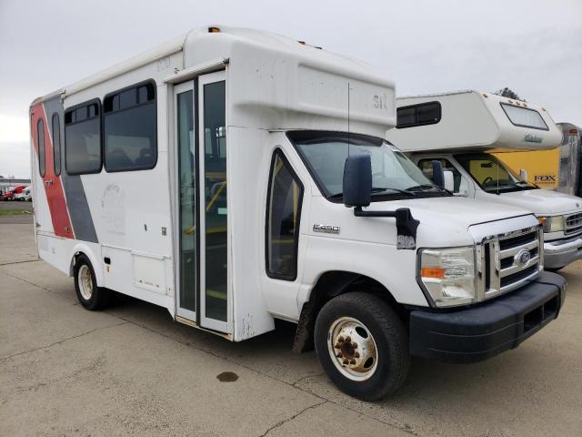 1FDFE4FS4EDB10301 - 2014 FORD ECONOLINE E450 SUPER DUTY CUTAWAY VAN WHITE photo 4