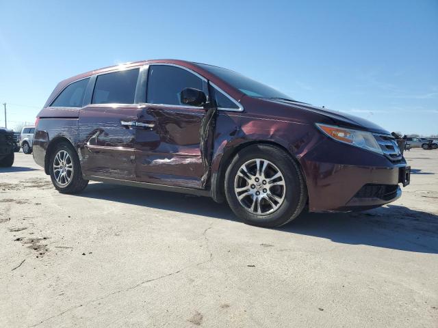 5FNRL5H61CB138804 - 2012 HONDA ODYSSEY EXL BURGUNDY photo 4