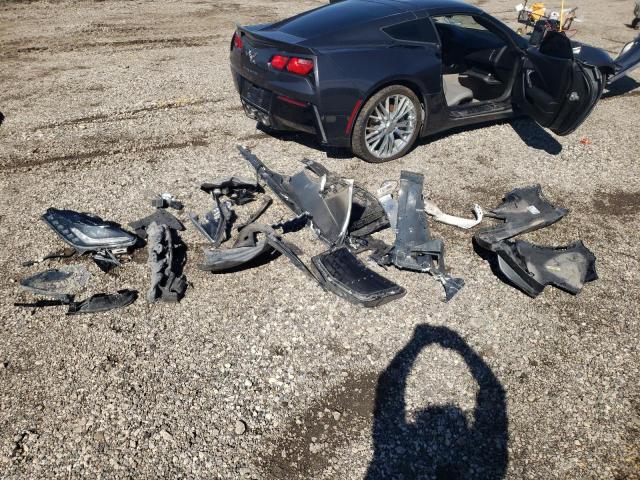 1G1YA2D75H5105076 - 2017 CHEVROLET CORVETTE STINGRAY 1LT GRAY photo 12