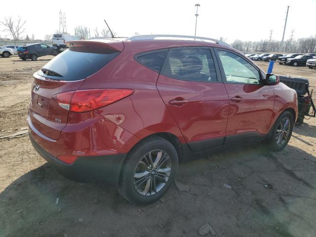 KM8JUCAG2EU904689 - 2014 HYUNDAI TUCSON GLS RED photo 3