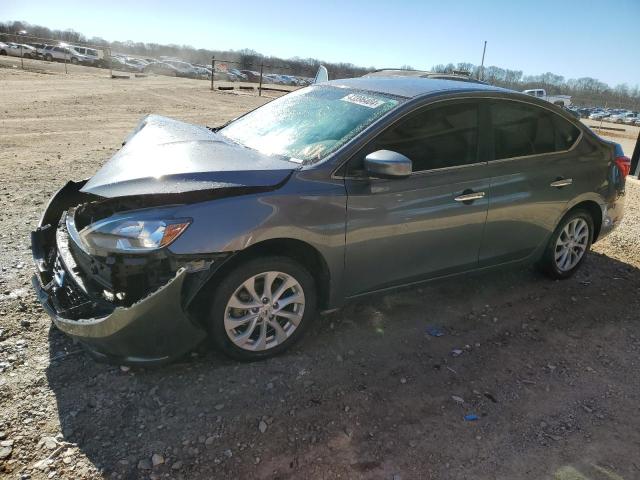 3N1AB7AP1KL629567 - 2019 NISSAN SENTRA S GRAY photo 1