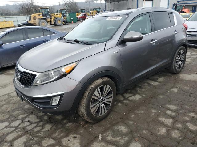 KNDPCCAC0G7859168 - 2016 KIA SPORTAGE EX GRAY photo 1