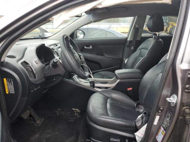 KNDPCCAC0G7859168 - 2016 KIA SPORTAGE EX GRAY photo 7