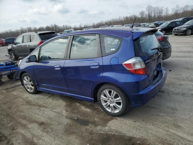 JHMGE88469S021280 - 2009 HONDA FIT SPORT BLUE photo 2