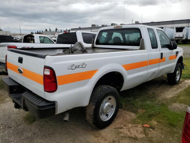 1FTWX31Y88EB68138 - 2008 FORD F350 SRW SUPER DUTY WHITE photo 3