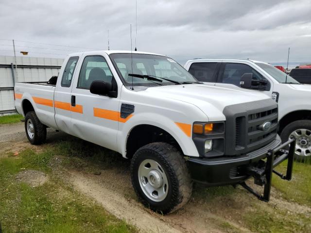 1FTWX31Y88EB68138 - 2008 FORD F350 SRW SUPER DUTY WHITE photo 4