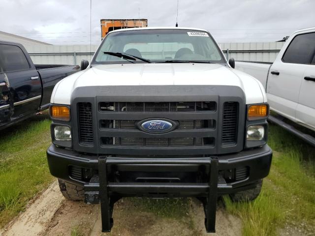 1FTWX31Y88EB68138 - 2008 FORD F350 SRW SUPER DUTY WHITE photo 5