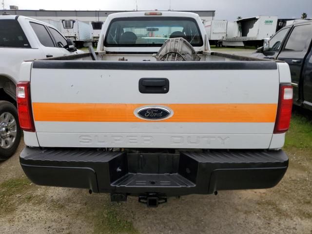 1FTWX31Y88EB68138 - 2008 FORD F350 SRW SUPER DUTY WHITE photo 6