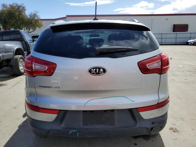 KNDPB3A27C7228714 - 2012 KIA SPORTAGE BASE SILVER photo 6