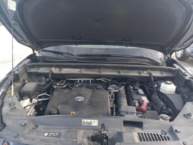 5TDGZRBH6LS504940 - 2020 TOYOTA HIGHLANDER XLE BLACK photo 11