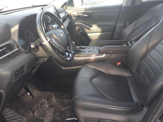 5TDGZRBH6LS504940 - 2020 TOYOTA HIGHLANDER XLE BLACK photo 7