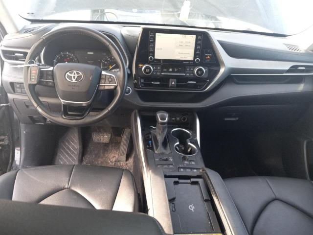 5TDGZRBH6LS504940 - 2020 TOYOTA HIGHLANDER XLE BLACK photo 8