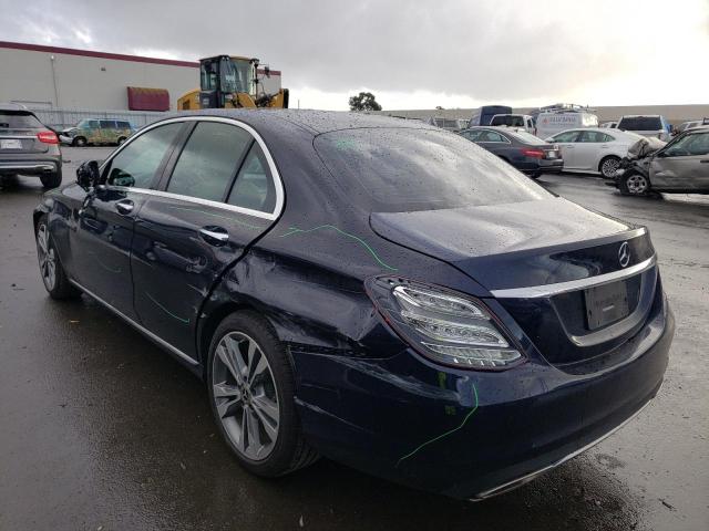 55SWF4JB9JU251357 - 2018 MERCEDES-BENZ C 300 BLUE photo 2