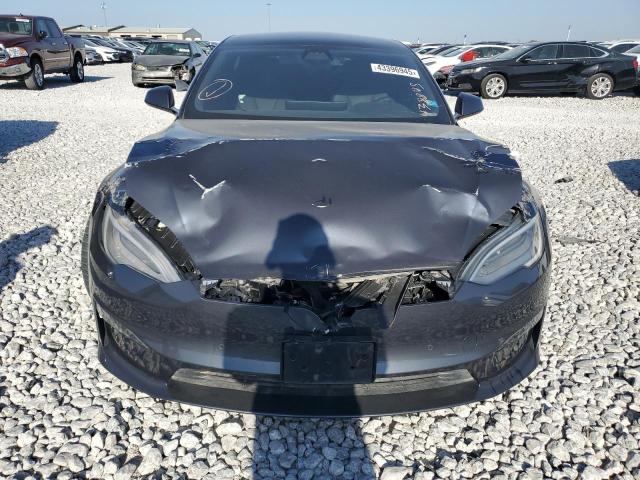 5YJSA1E57MF438845 - 2021 TESLA MODEL S GRAY photo 5