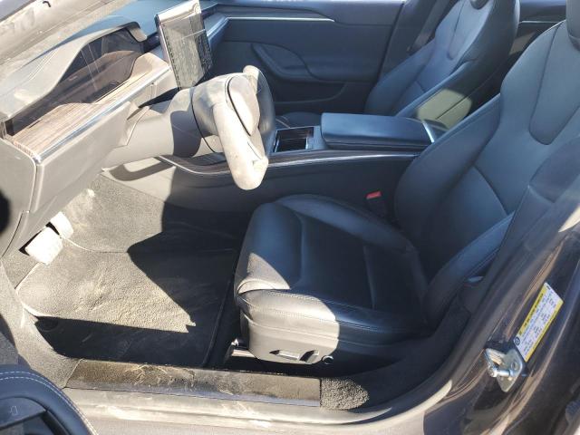 5YJSA1E57MF438845 - 2021 TESLA MODEL S GRAY photo 7