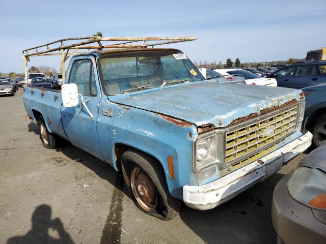 CCL246F427297 - 1976 CHEVROLET SILVERADO BLUE photo 4