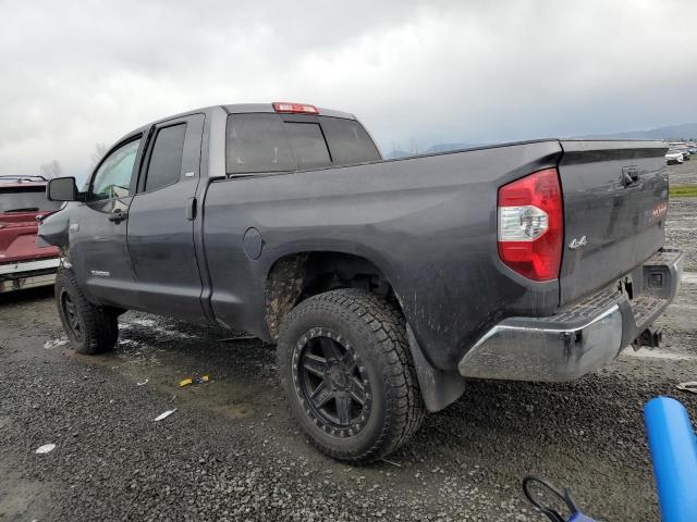 5TFUY5F12HX605163 - 2017 TOYOTA TUNDRA DOUBLE CAB SR/SR5 BLACK photo 2