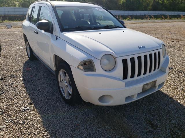 1J8FT47W27D244943 - 2007 JEEP COMPASS WHITE photo 1