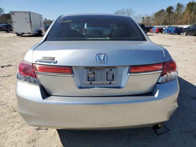 1HGCP2F35CA076528 - 2012 HONDA ACCORD LX SILVER photo 6