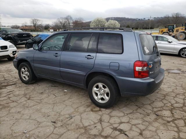 JTEEP21A270208858 - 2007 TOYOTA HIGHLANDER SPORT BLUE photo 2