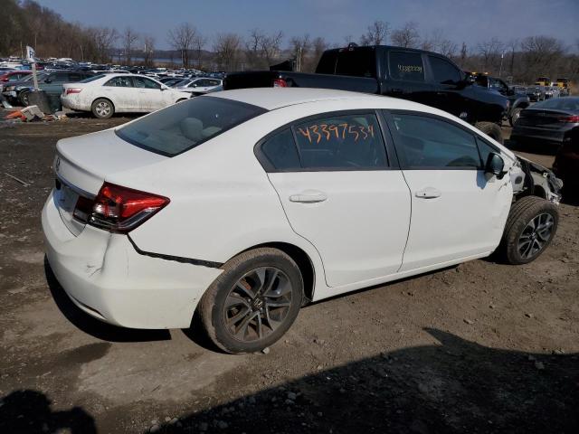 19XFB2F81FE215464 - 2015 HONDA CIVIC EX WHITE photo 3