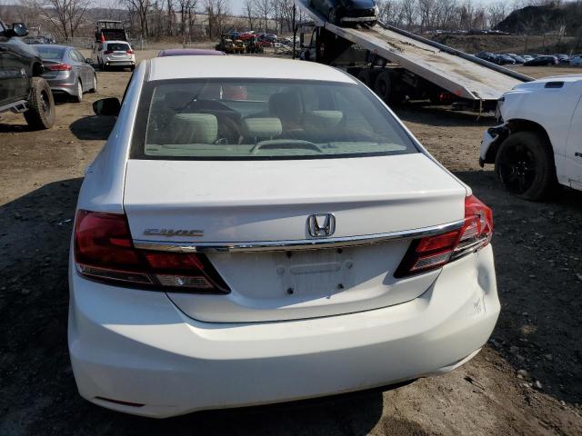 19XFB2F81FE215464 - 2015 HONDA CIVIC EX WHITE photo 6