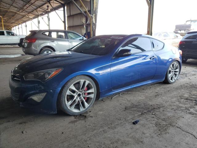 KMHHU6KJ1FU126218 - 2015 HYUNDAI GENESIS CO 3.8L BLUE photo 1