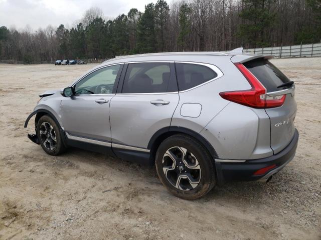 5J6RW1H96JL004675 - 2018 HONDA CR-V TOURING GRAY photo 2