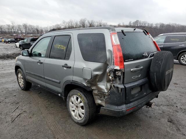 SHSRD78835U313530 - 2005 HONDA CR-V EX GRAY photo 2