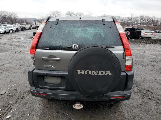 SHSRD78835U313530 - 2005 HONDA CR-V EX GRAY photo 6