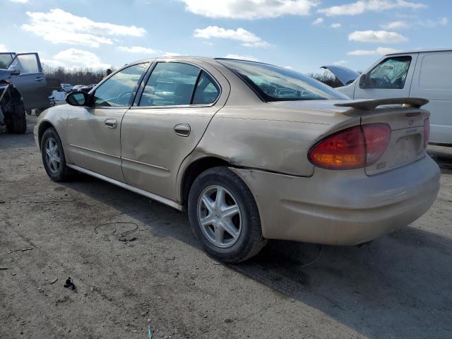 1G3NL52E54C212352 - 2004 OLDSMOBILE ALERO GL GOLD photo 2