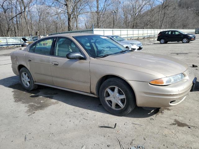 1G3NL52E54C212352 - 2004 OLDSMOBILE ALERO GL GOLD photo 4