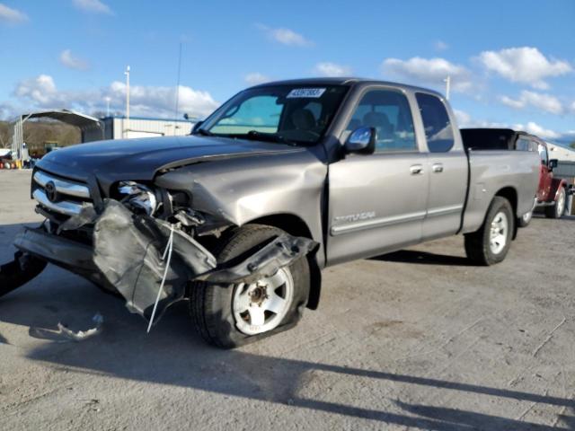 5TBRT34176S480183 - 2006 TOYOTA TUNDRA ACCESS CAB SR5 GRAY photo 1