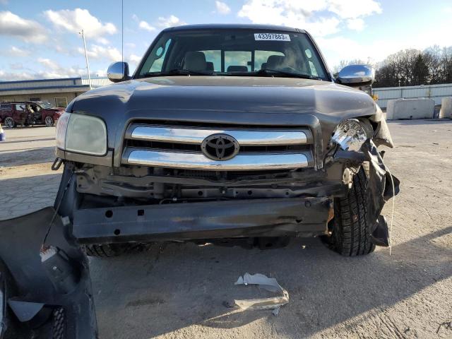 5TBRT34176S480183 - 2006 TOYOTA TUNDRA ACCESS CAB SR5 GRAY photo 5