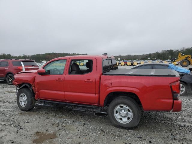 3TMCZ5ANXNM482605 - 2022 TOYOTA TACOMA DOUBLE CAB RED photo 2