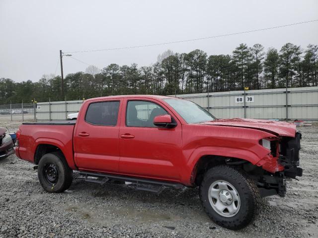3TMCZ5ANXNM482605 - 2022 TOYOTA TACOMA DOUBLE CAB RED photo 4