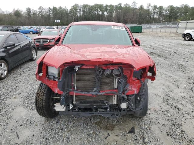 3TMCZ5ANXNM482605 - 2022 TOYOTA TACOMA DOUBLE CAB RED photo 5