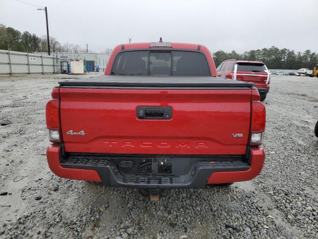 3TMCZ5ANXNM482605 - 2022 TOYOTA TACOMA DOUBLE CAB RED photo 6