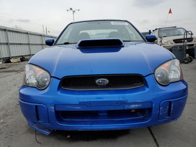 JF1GD70675L517548 - 2005 SUBARU IMPREZA WRX STI BLUE photo 5