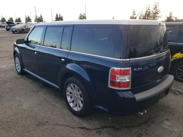2FMGK5CC5CBD06413 - 2012 FORD FLEX SEL BLUE photo 2