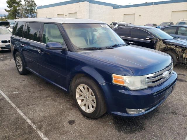 2FMGK5CC5CBD06413 - 2012 FORD FLEX SEL BLUE photo 4
